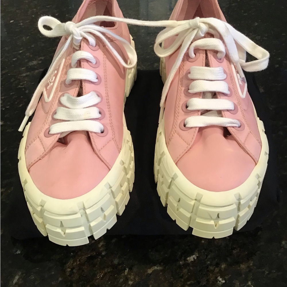 Prada Authentic Pink Sneakers Size 37
